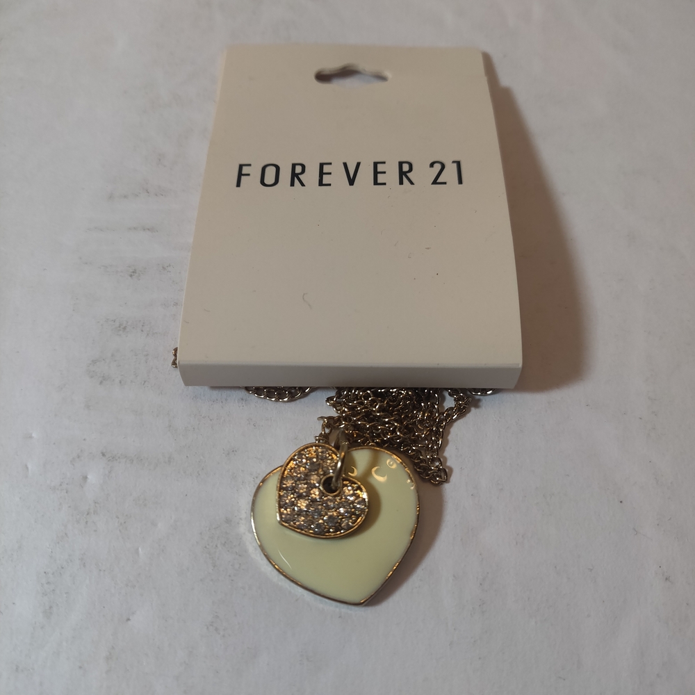 Forever 21 Gold-Tone Heart Necklace - Picture 4 of 6